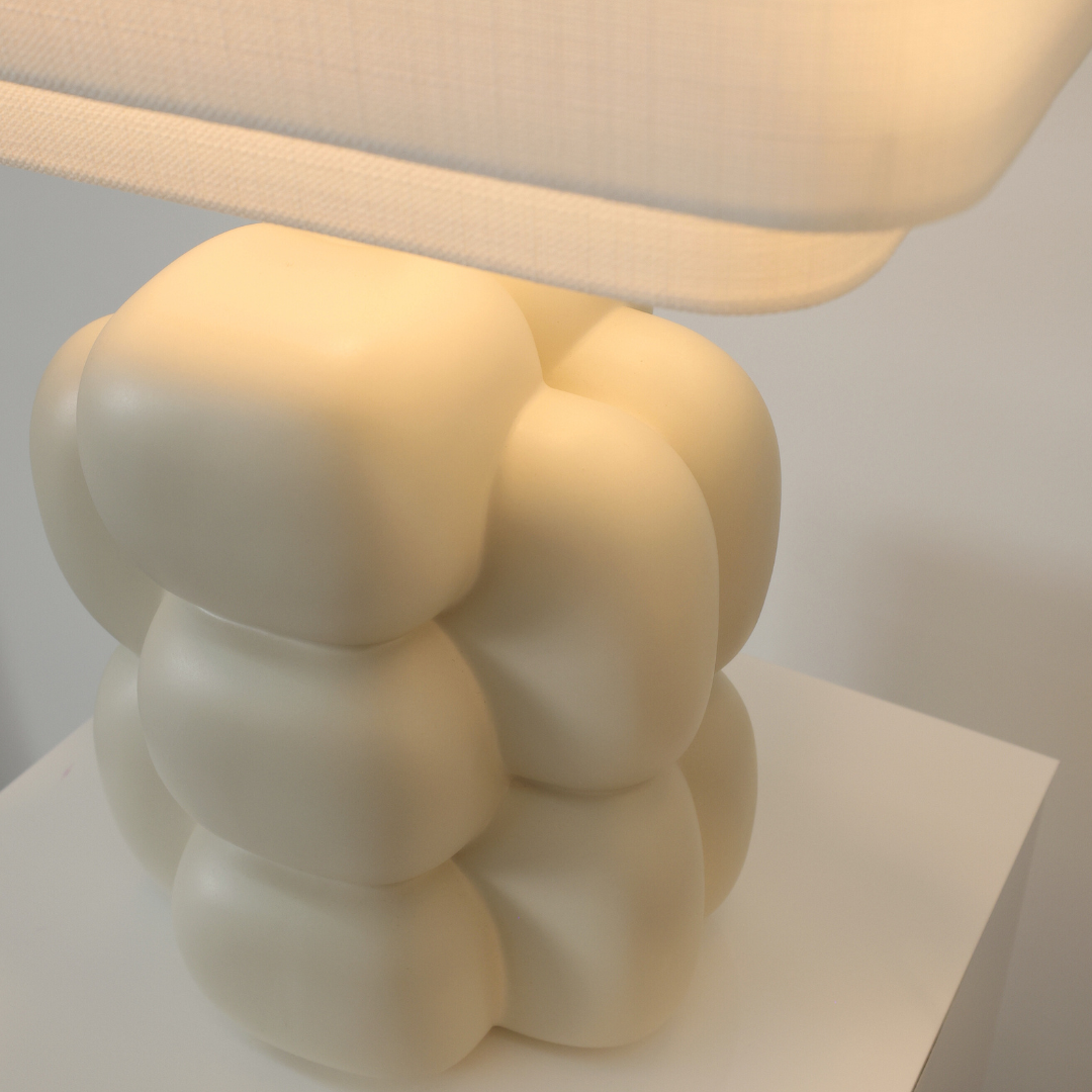 Lampe Nebula - blanc cassé mat