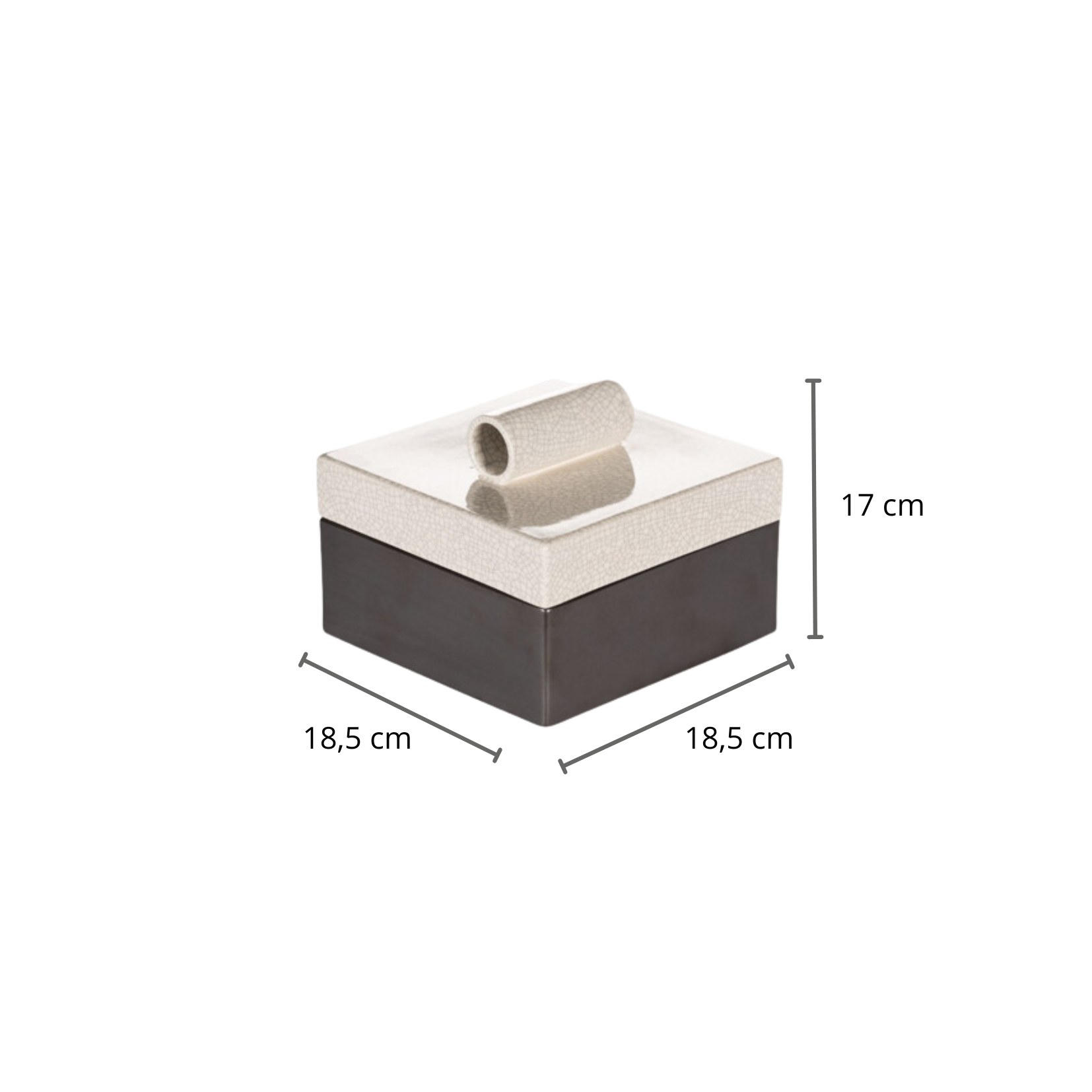 Boite Arcana - Blanc craquelé