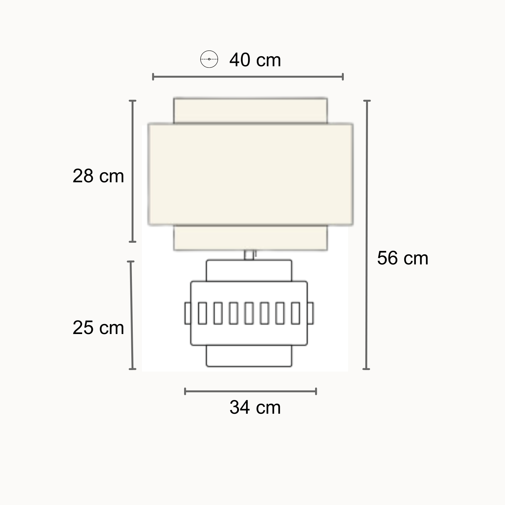 Lampe Criptana - Caramel