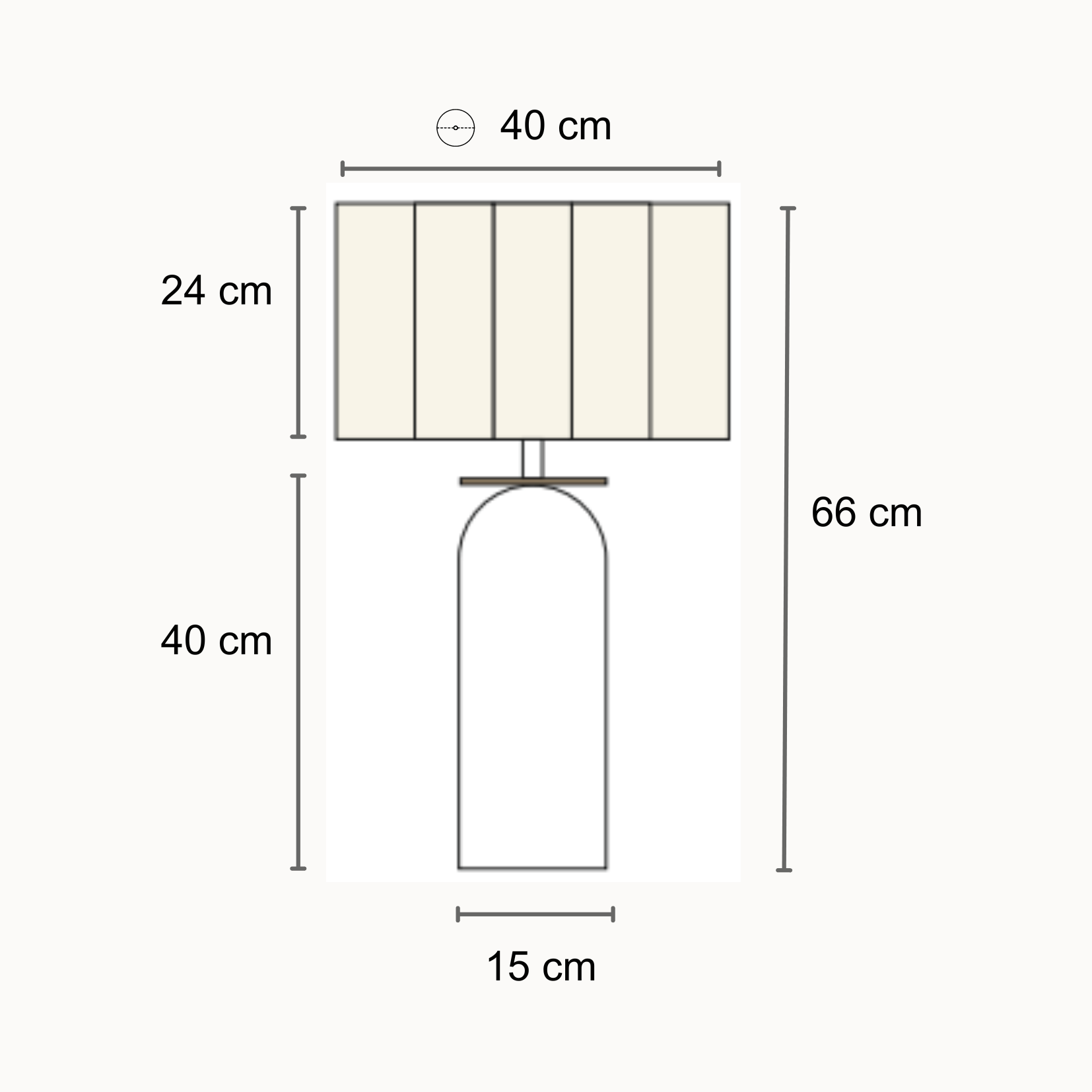 Lampe Nautilus - Gris