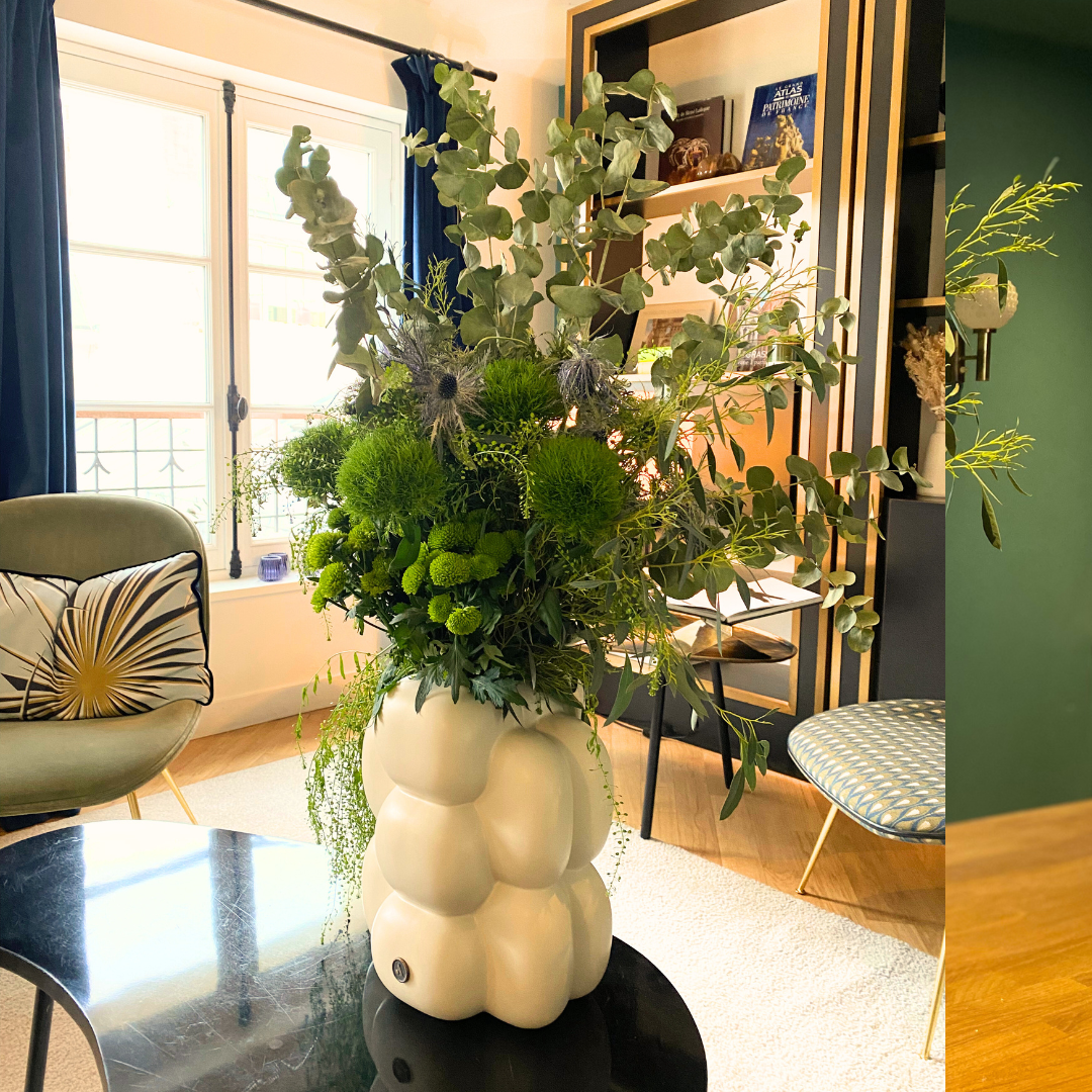 Vase Nebula - Blanc cassé