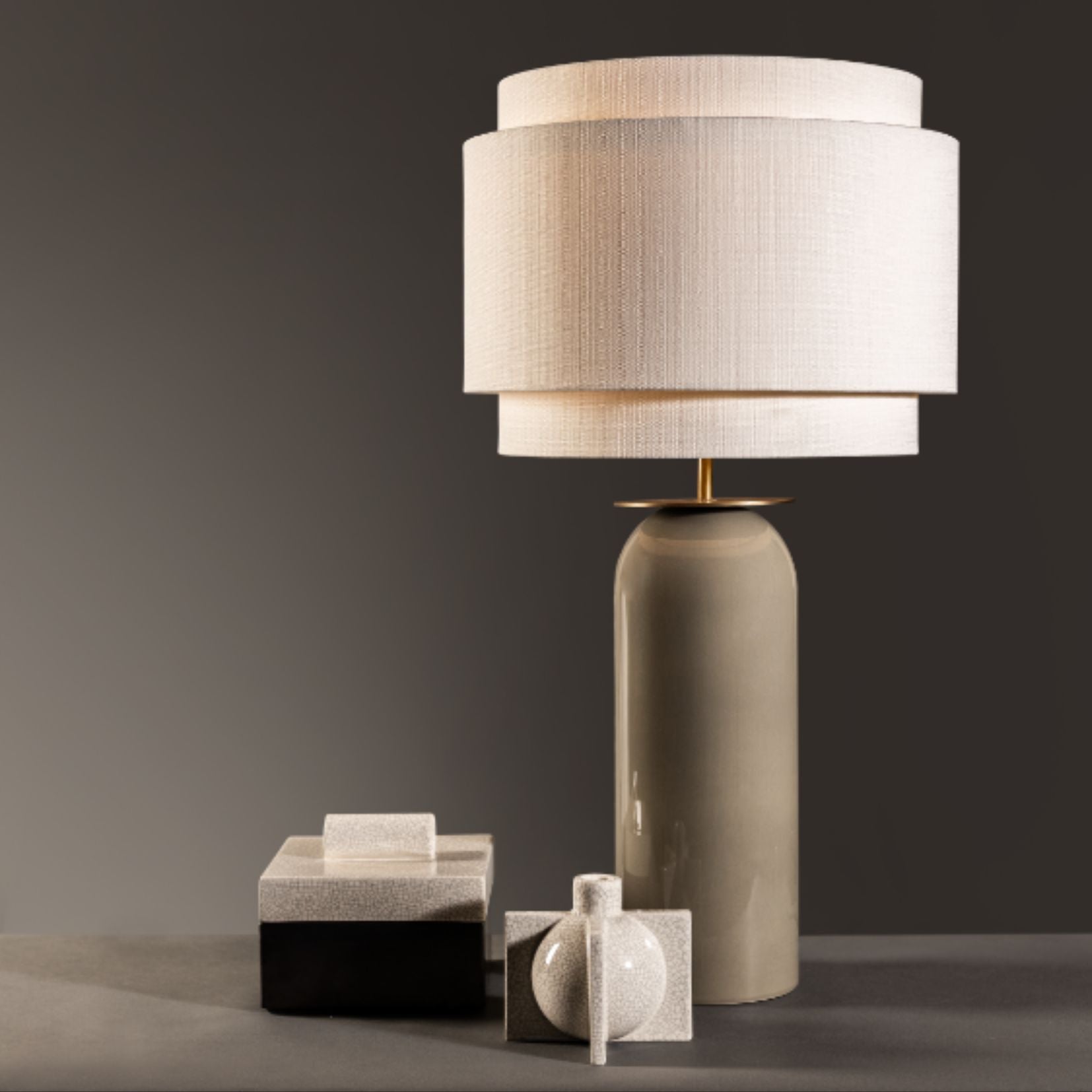 Lampe Nautilus - Gris