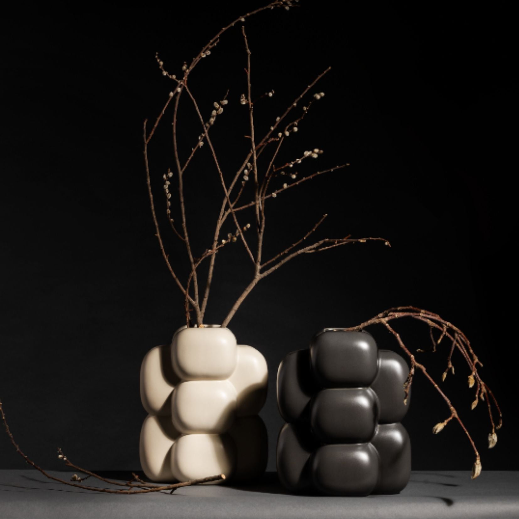 Vase Nebula - Blanc cassé