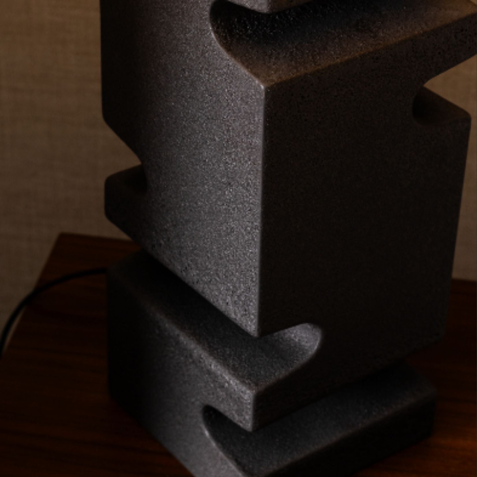 Lampe Tabargo - Noir lave