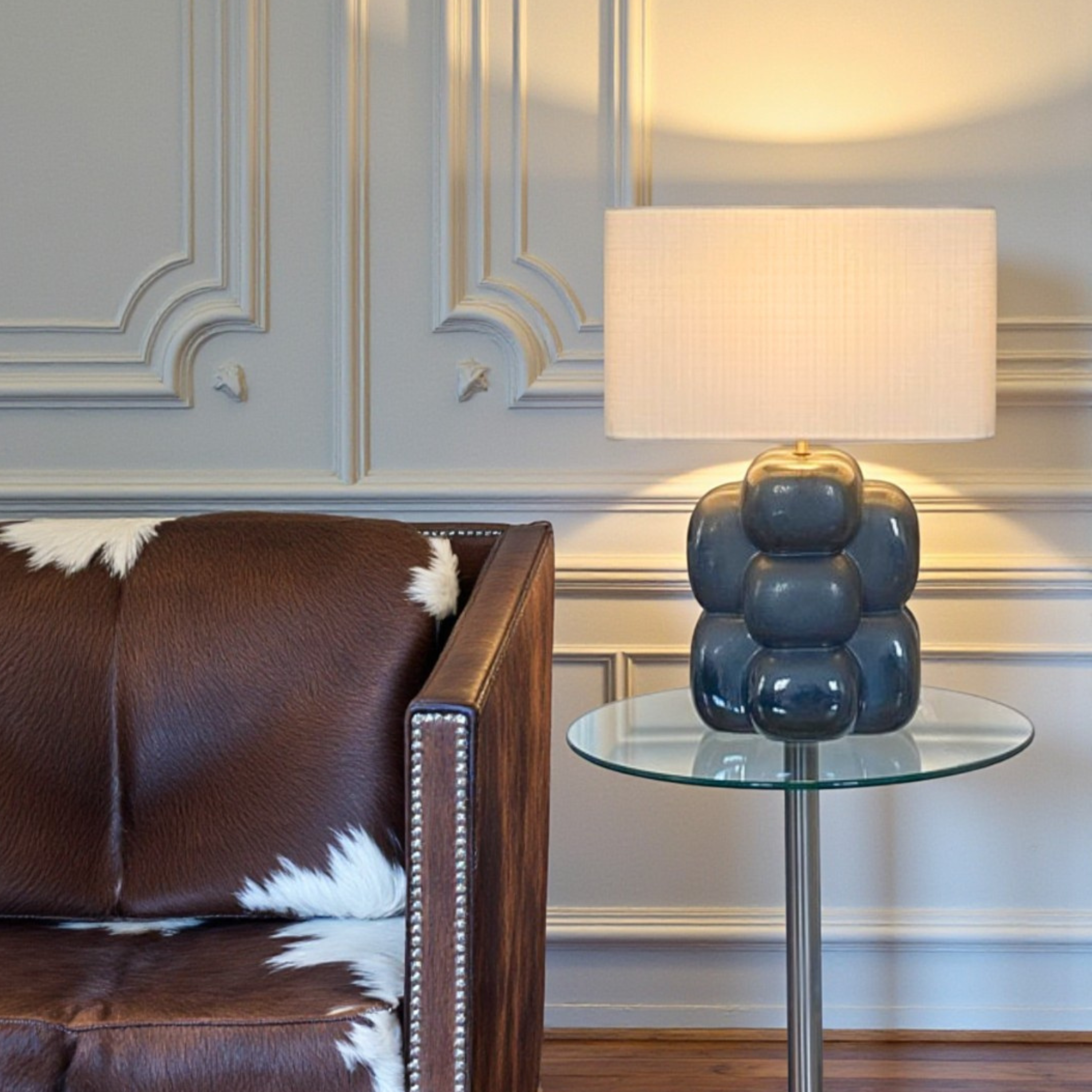 Lampe Nebula - Gris réactif