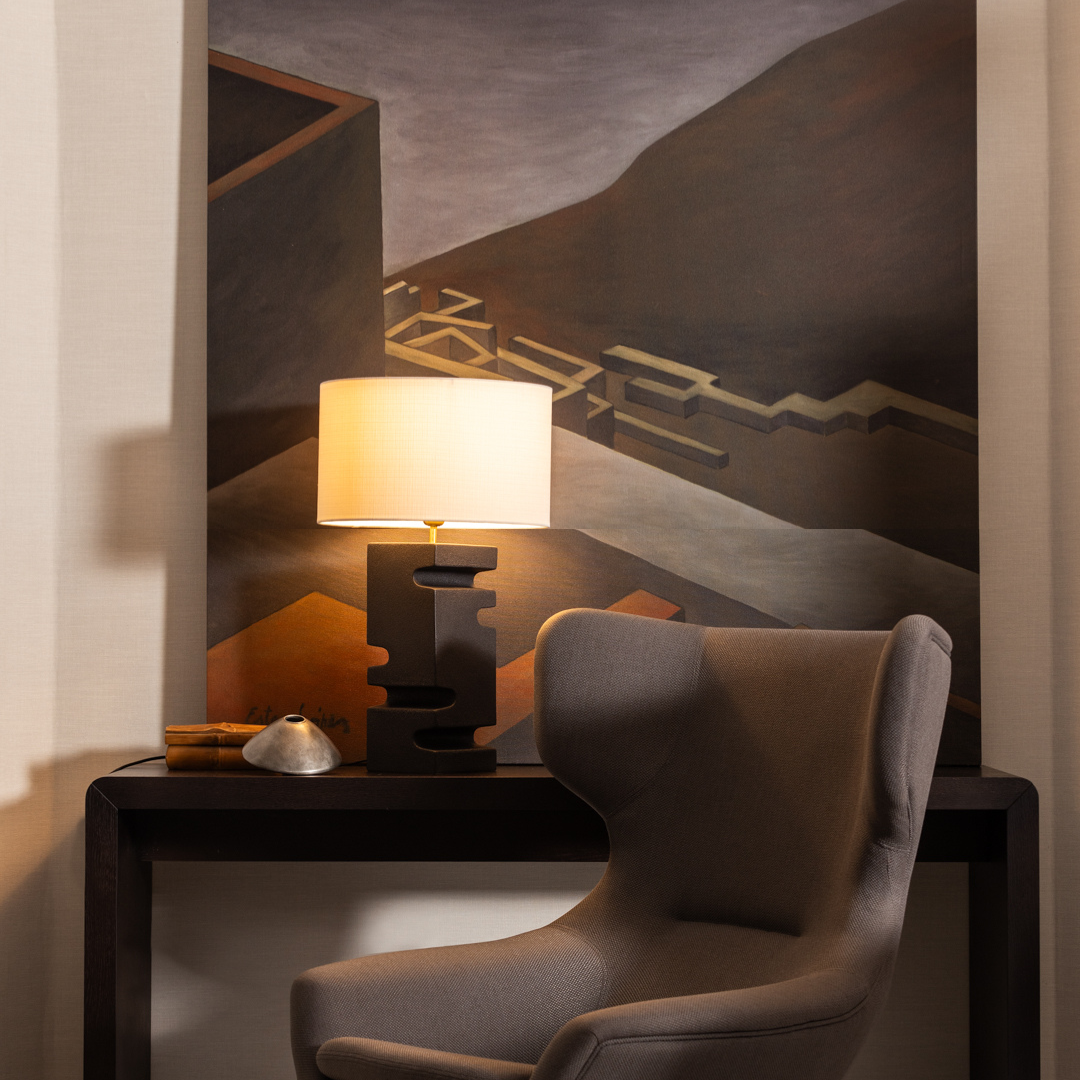 Lampe Tabargo - Noir lave