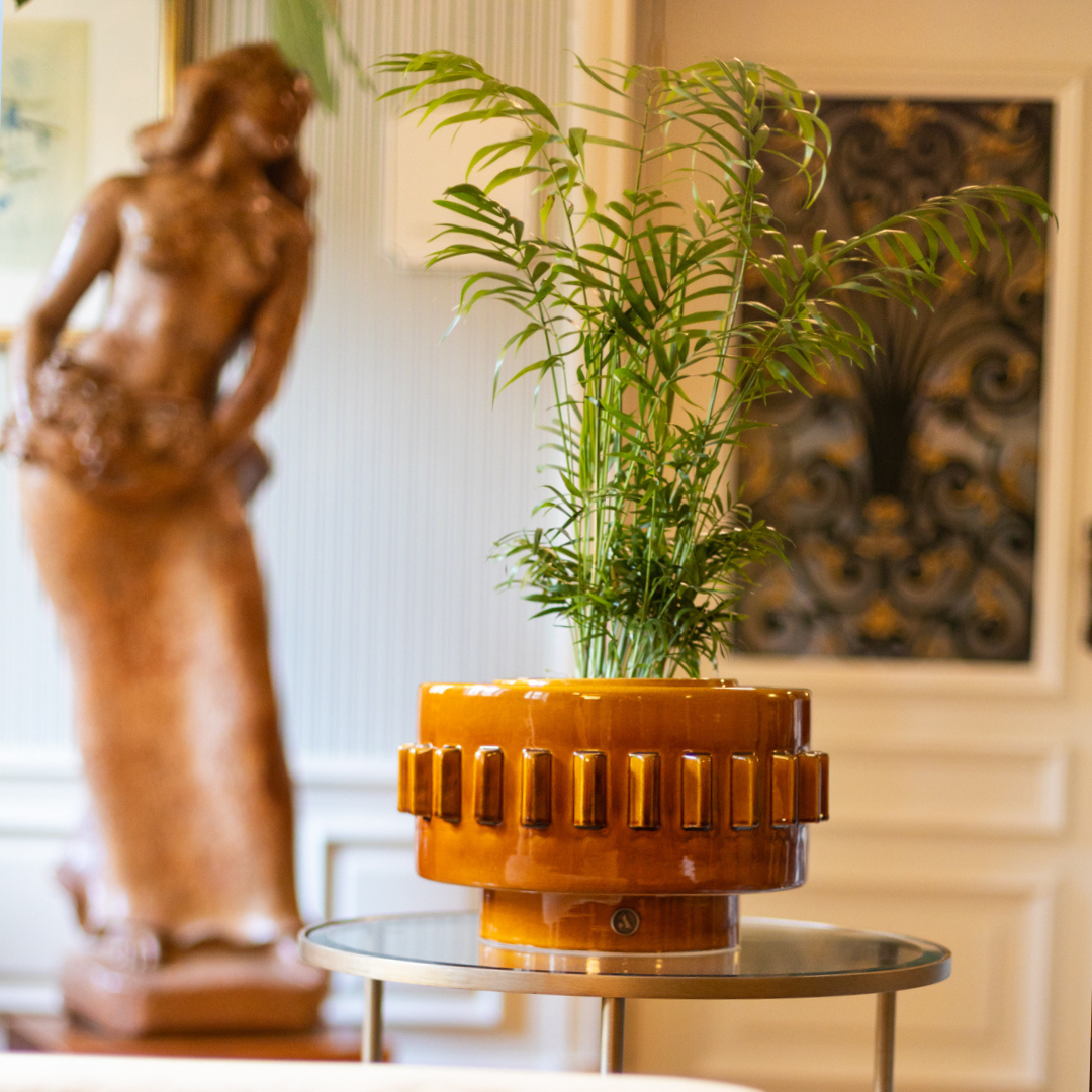 Criptana vase/box - Caramel