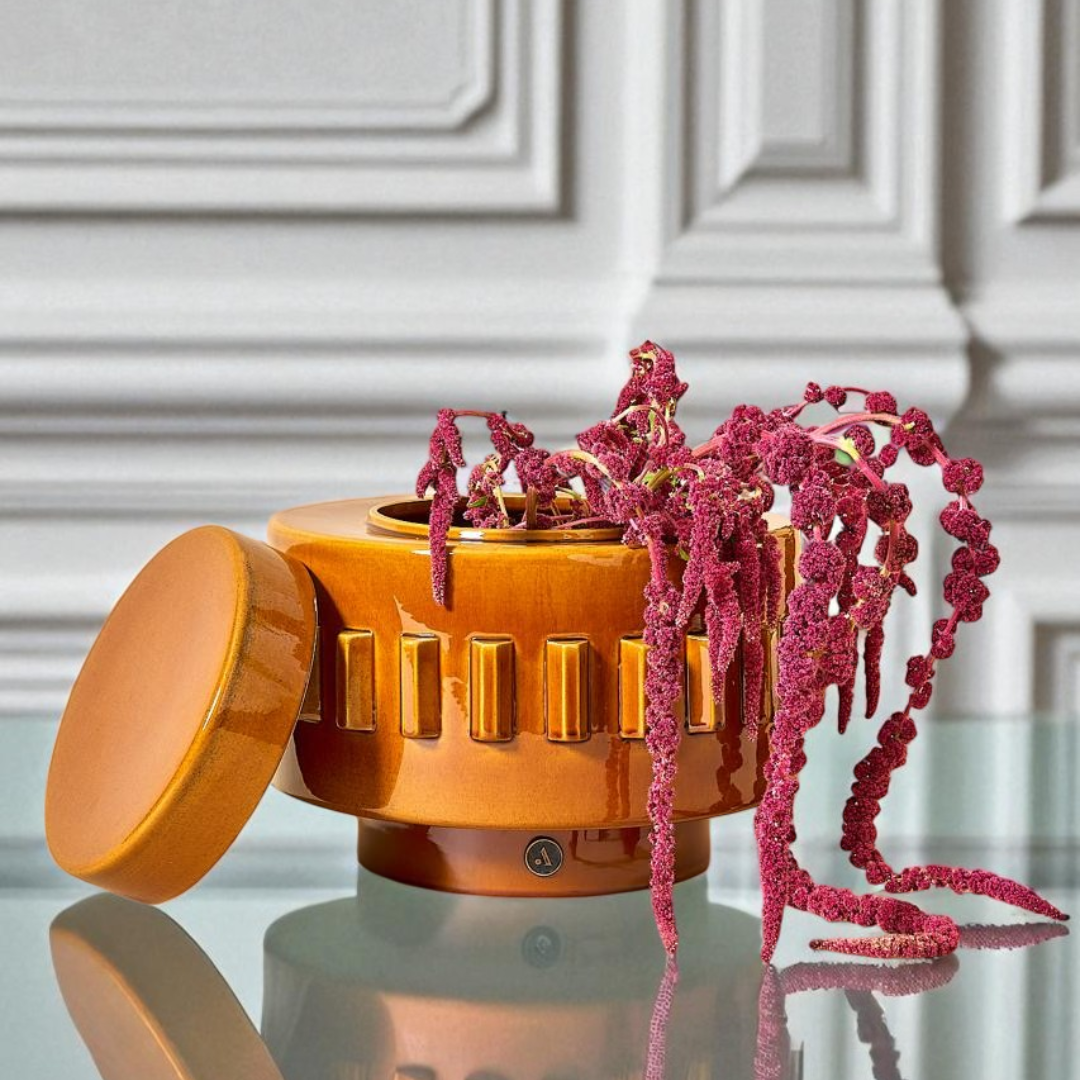 Vase/ boite Criptana - Caramel