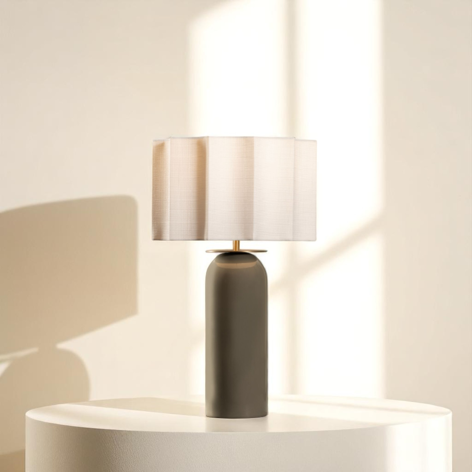 Lampe Nautilus - Gris