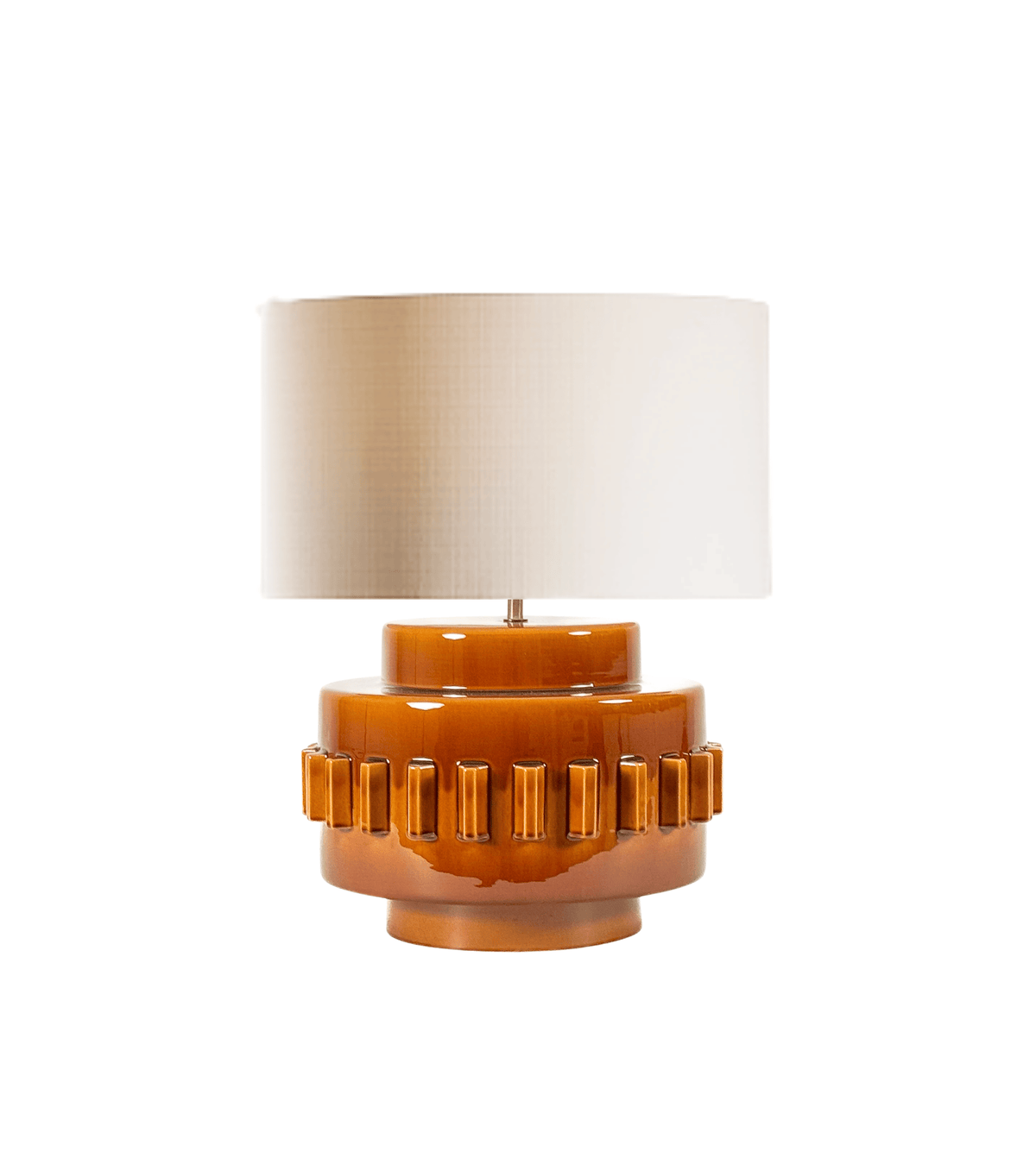 Lampe Criptana - Caramel – Grande lampe de table en céramique artisanale | Archibalda