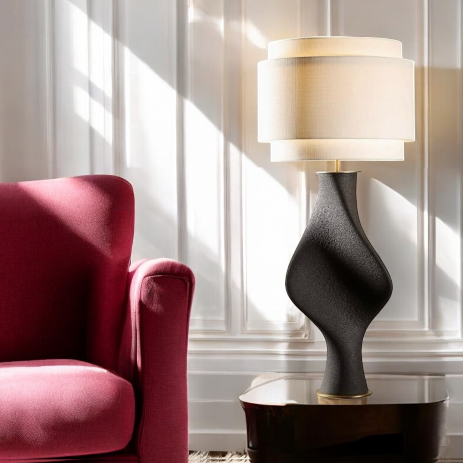 Lampe Adagio - Noir lave