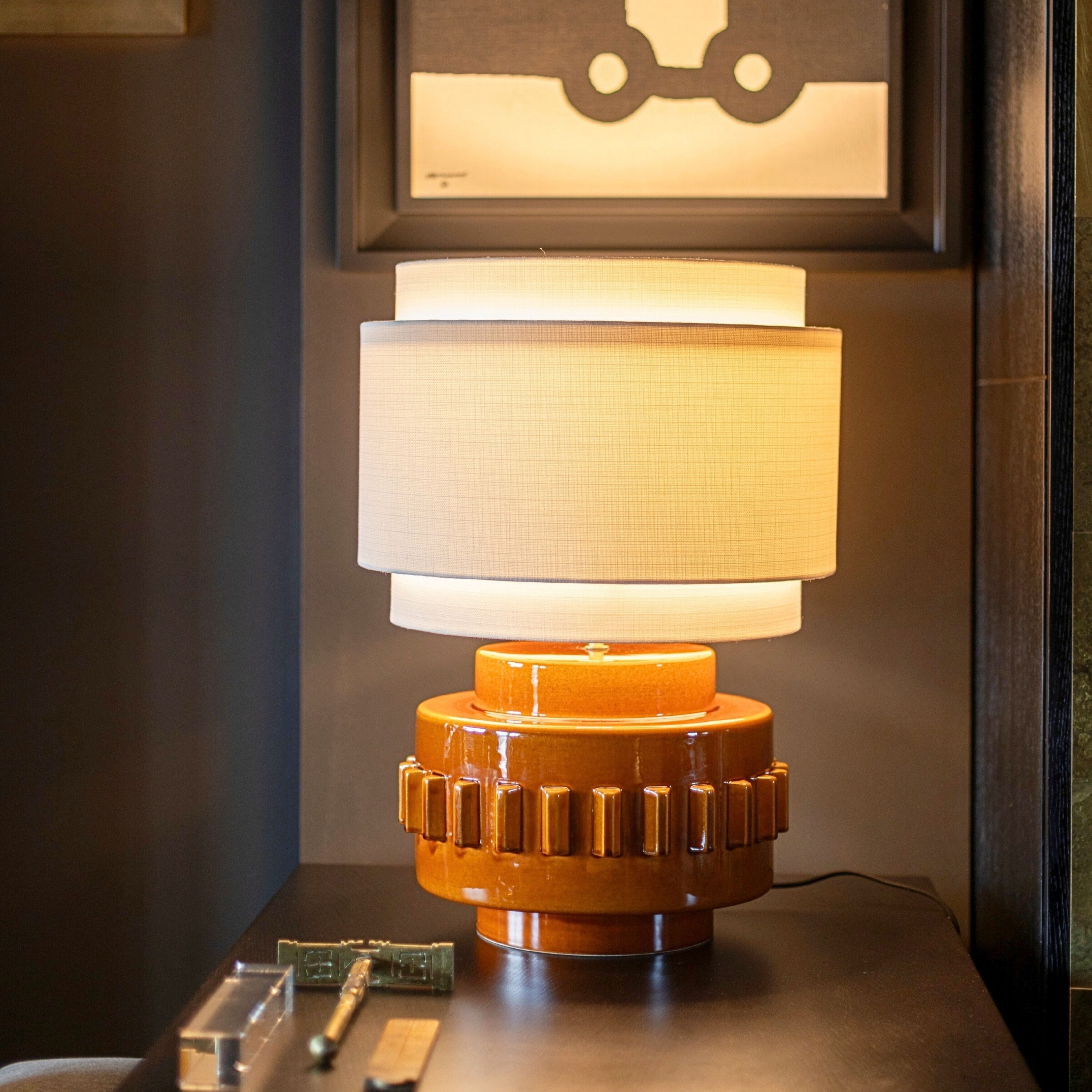 Lampe de table en céramique