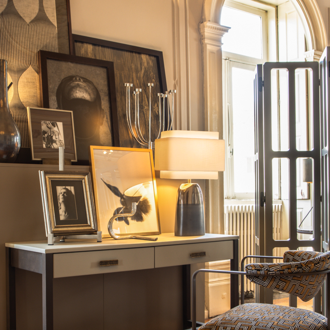Lampe Vesuvia dans un salon design