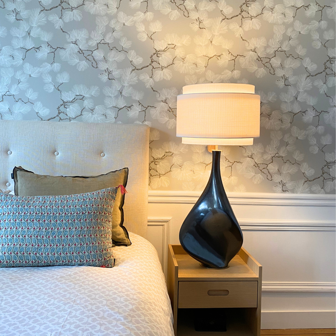 Lampe design Concerto noir cuivre